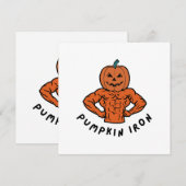 Pompoen IJzer  Kaart (Voorkant / Achterkant)