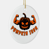 Pompoen IJzer  Keramisch Ornament (Rechts)