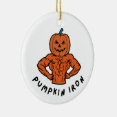 Pompoen IJzer  Keramisch Ornament (Rechts)