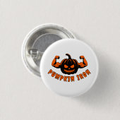 Pompoen IJzer Ronde Button 3,2 Cm (Voorkant /achterkant)