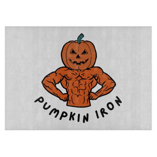 Pompoen IJzer  Snijplank (Voorkant)