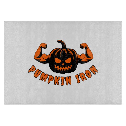 Pompoen IJzer  Snijplank (Voorkant)