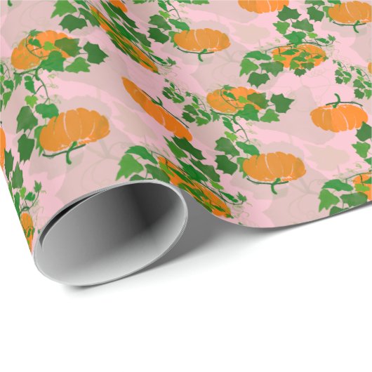 Pompoen in de Herfst Cadeaupapier (Rol Hoek)