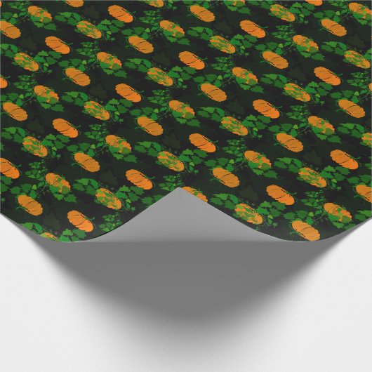 Pompoen in de Herfst Cadeaupapier (Hoek)