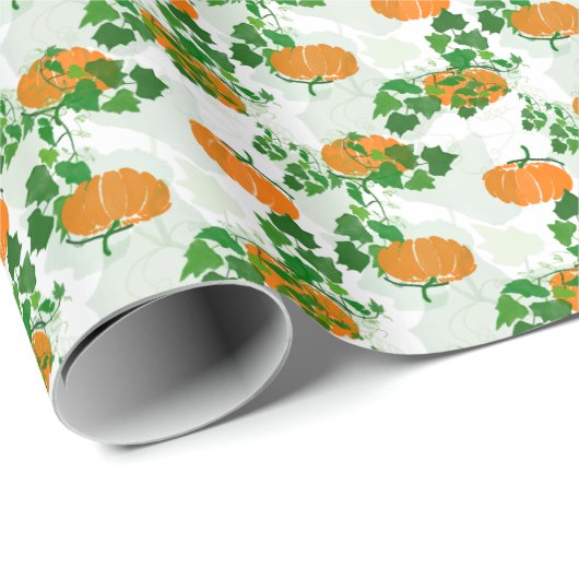 Pompoen in de Herfst Cadeaupapier (Rol Hoek)