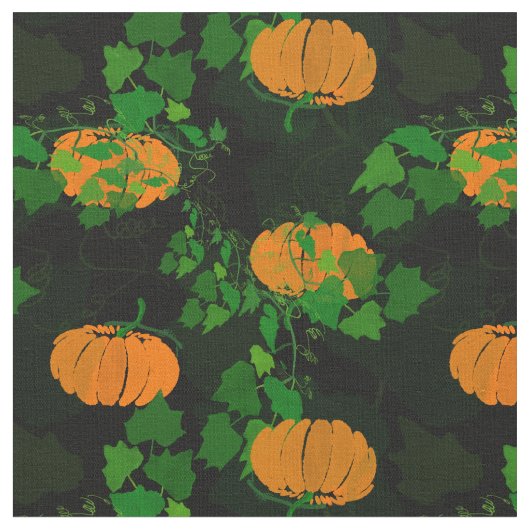 Pompoen in de Herfst Stof (Close Up)