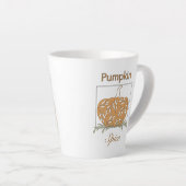 Pompoen in licht - Pompoen Spice Latte Mok (Rechterhoek)
