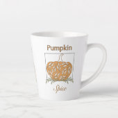 Pompoen in licht - Pompoen Spice Latte Mok (Rechts)