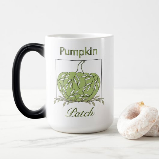 Pompoen in licht - Pompoenpleister Magische Mok (Met donut)