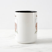 Pompoen in licht - Pumpkin Bliss Tweekleurige Koffiemok (Center)