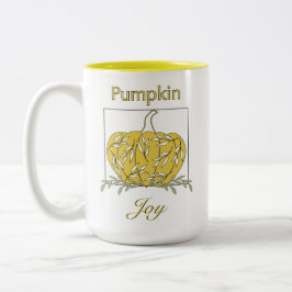 Pompoen in lichte koffie Mok - Pumpkin Joy