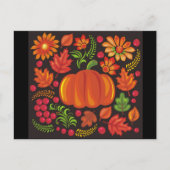 pompoen in oekraïense stijl briefkaart (Voorkant)