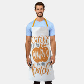 Pompoen in patch schort (Gedragen)