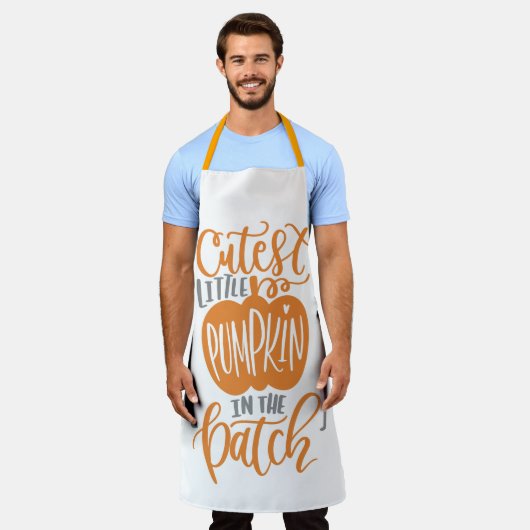 Pompoen in patch schort (Gedragen)