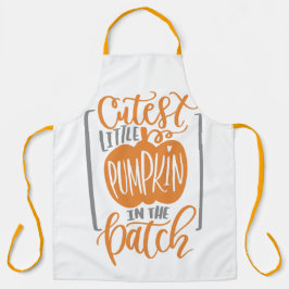 Pompoen in patch schort