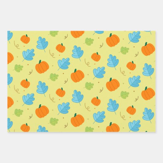 Pompoen Inpakpapier Vel (Voorkant 3)