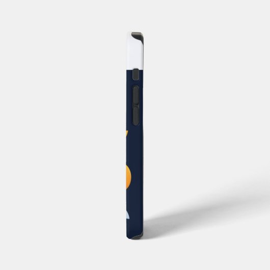 Pompoen iPhone 12 Mini Stoere Hoesje, Glanzend iPhone Hoesje (Linkerkant)