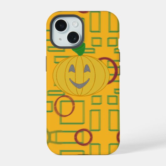 pompoen iPhone 15 case (Achterkant)