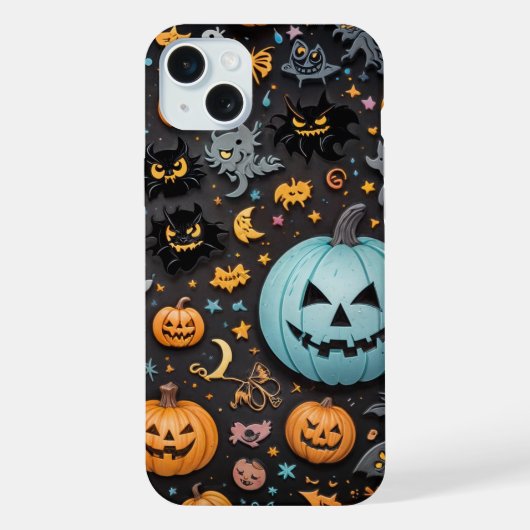 Pompoen iPhone Case Hoesje (Achterkant)
