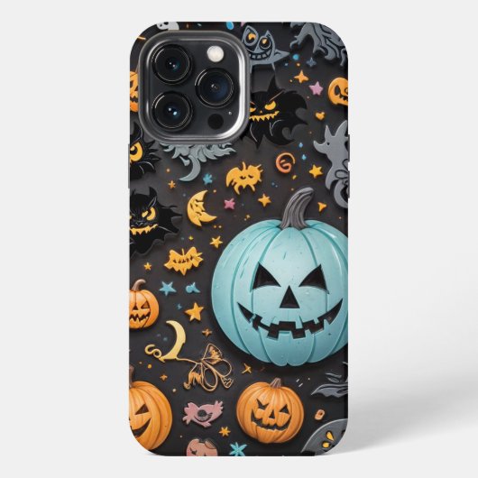 Pompoen iPhone Case Hoesje (Achterkant)