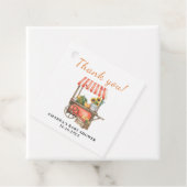 Pompoen is onderweg Baby shower Dank u Bedankjes Labels (In situ)