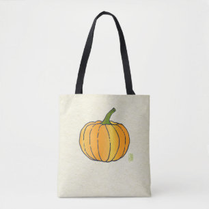 Pompoen?/Jack-o'-Lantern? All-over-Print Tas