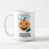 pompoen Jack O Lantern Halloween Koffiemok (Links)