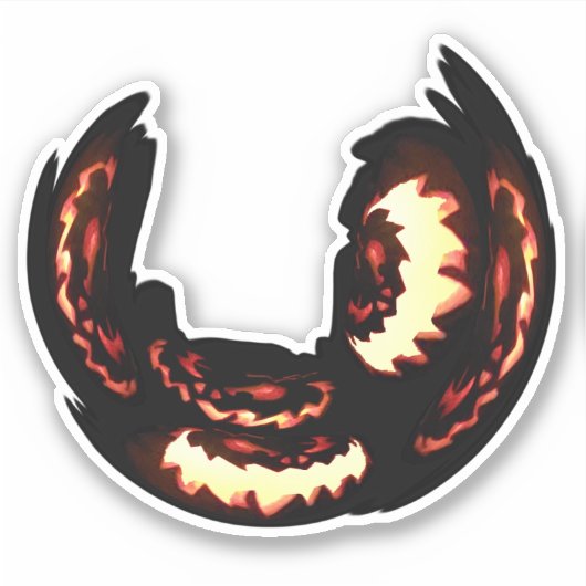 Pompoen Jacks 2 Sticker (Voorkant)