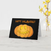 Pompoen Kaart (Gele Bloem)