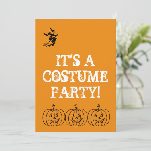 Pompoen Kaart (Staand voorkant)