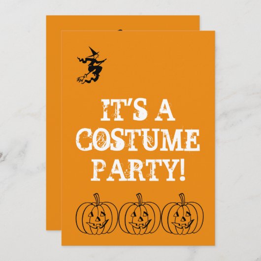 Pompoen Kaart (Voorkant / Achterkant)