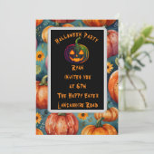 pompoen kaart (Staand voorkant)