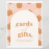 Pompoen Kaarten & Geschenken Teken (Voorkant)