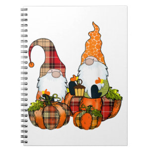 Pompoen Kabouters Herfst Eenden Cute Halloween Notitieboek