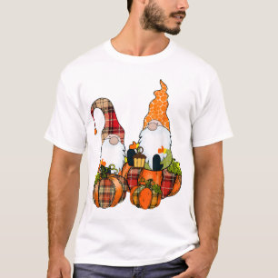 Pompoen Kabouters Herfst Eenden Cute Halloween T-shirt