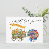 Pompoen Kalkoen Thanksgiving Herfst (Staand voorkant)