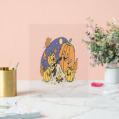 pompoen kampvuur serenade acryl bord (Huwelijk)