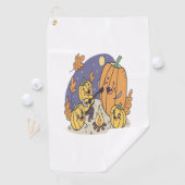 pompoen kampvuur serenade golfhanddoek (Insitu)