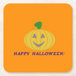 pompoen kartonnen onderzetters