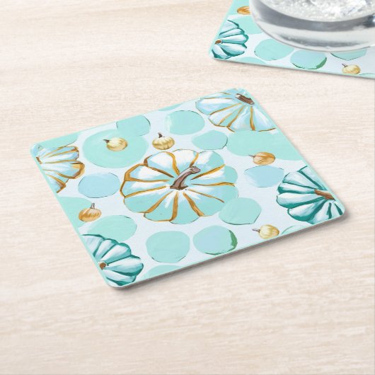 pompoen kartonnen onderzetters (Schuin)