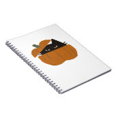 Pompoen kat Classic T-Shirt_1 Notitieboek (Rechterzijde)