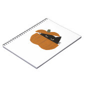 Pompoen kat Classic T-Shirt_1 Notitieboek (Linkerzijde)