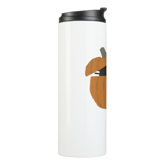 Pompoen kat Classic T-Shirt_1 Thermosbeker (Gedraaid links)