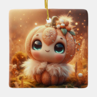 pompoen keramisch ornament