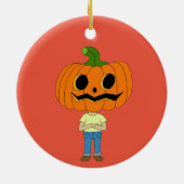 pompoen keramisch ornament (Achterkant)