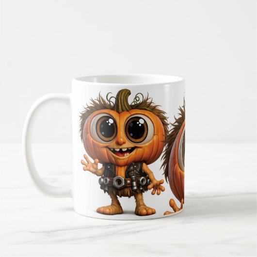 Pompoen Kid Koffiemok (Links)