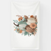 Pompoen Kinder Halloween Spandoek (Verticaal)