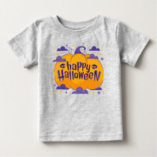 Pompoen Kinderen Fijne Halloween Baby Baby T-Shirt