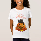 Pompoen Kitty T-shirt (Voorkant)