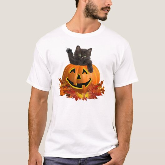 Pompoen Kitty T-shirt (Voorkant)